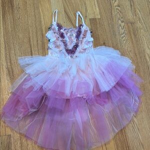 Tutu De Monde Purple and White Kids Costume Dress With Layered Tutu Kids 2/3